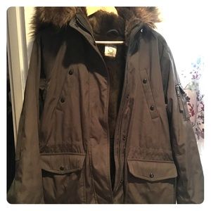 S 13/NYC faux fur coat
